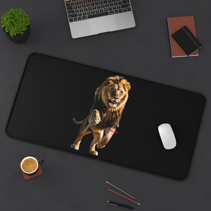 Matiby Lion Desk Mat, Black