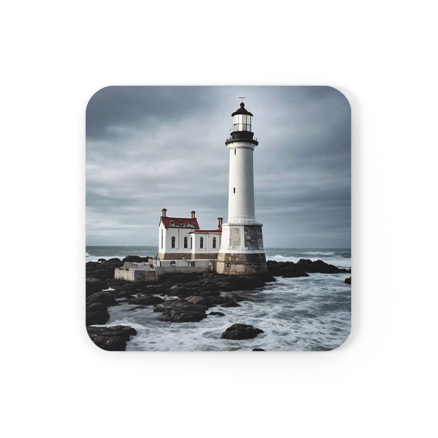 Matiby Lighthouse Corkwood Coaster Set