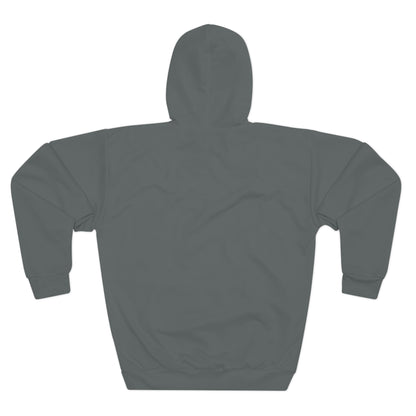 Dark Grey Unisex Pullover Hoodie (AOP)