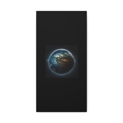 Matiby Worlds Black Canvas Gallery Wraps