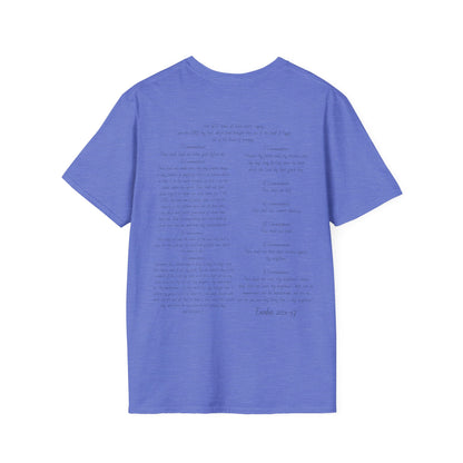 Bible Speaks Ten Commandments Unisex Softstyle T-Shirt