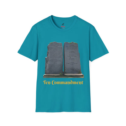 Bible Speaks Ten Commandments Unisex Softstyle T-Shirt