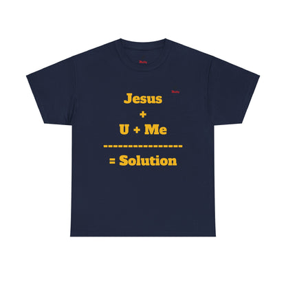 Jesus+U+Me Unisex Heavy Cotton Tee