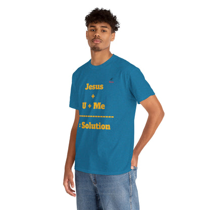 Jesus+U+Me Unisex Heavy Cotton Tee