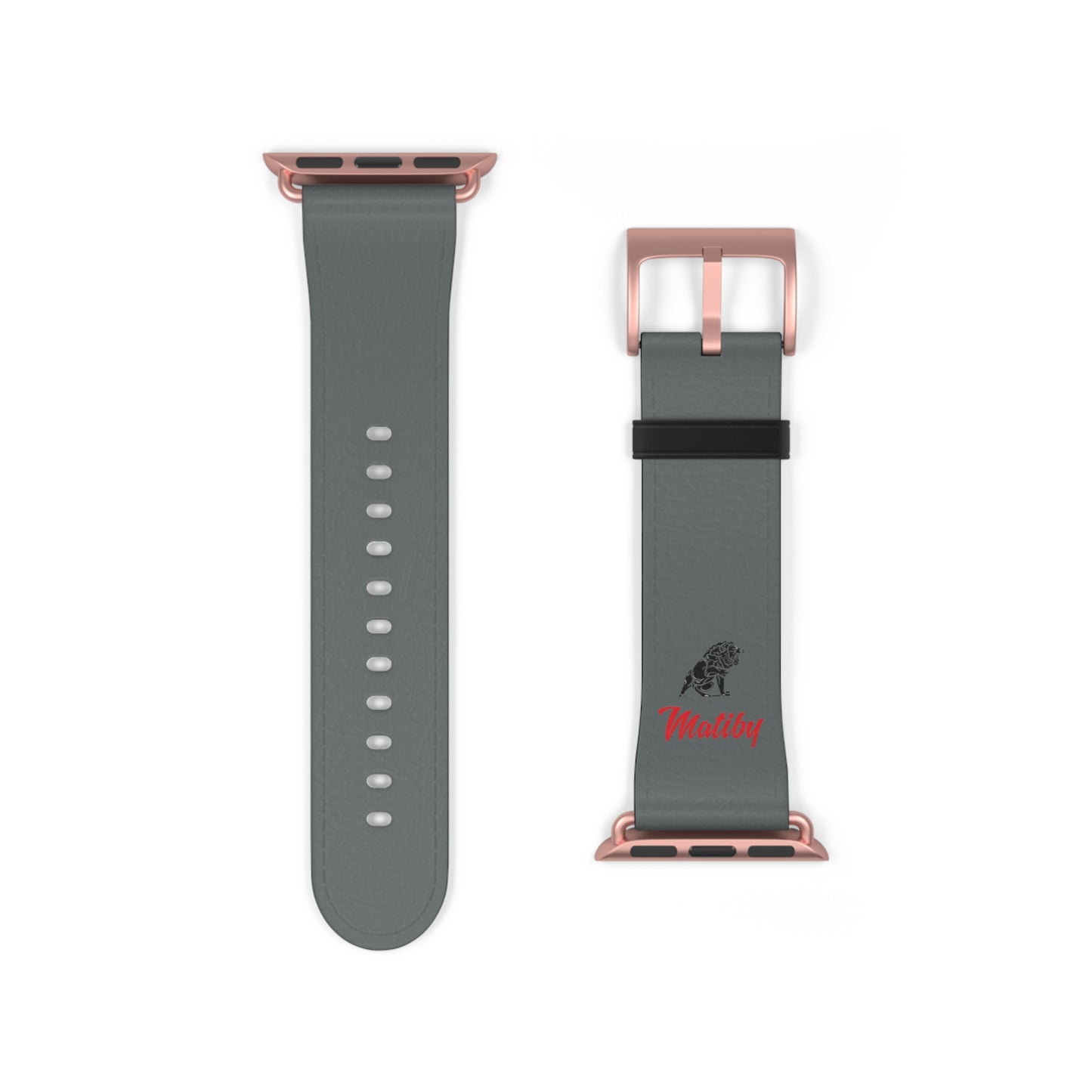 Matiby Dark Grey Watch Band