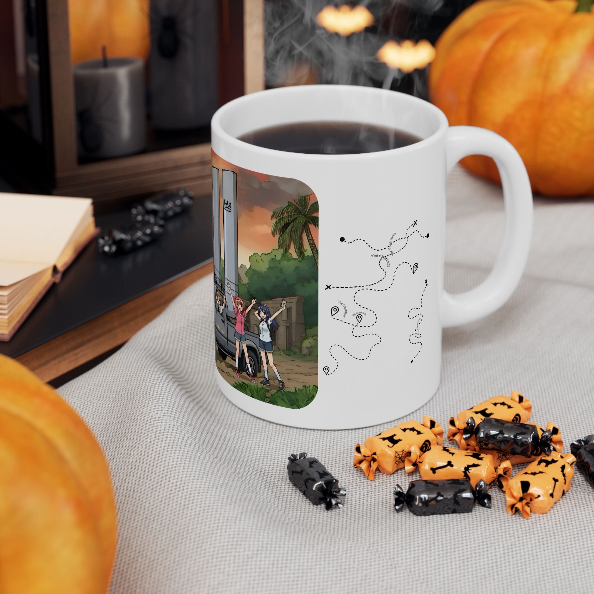 Sunshine State Pickup Trucks #11 Girls' Lawn Mower Hauler White Ceramic Mug – Celebrating Companionship, Creativity & Life’s Little Wonders Cup (11oz/15oz)