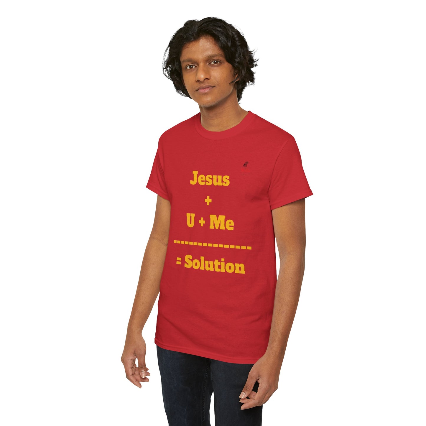 Jesus+U+Me Unisex Heavy Cotton Tee