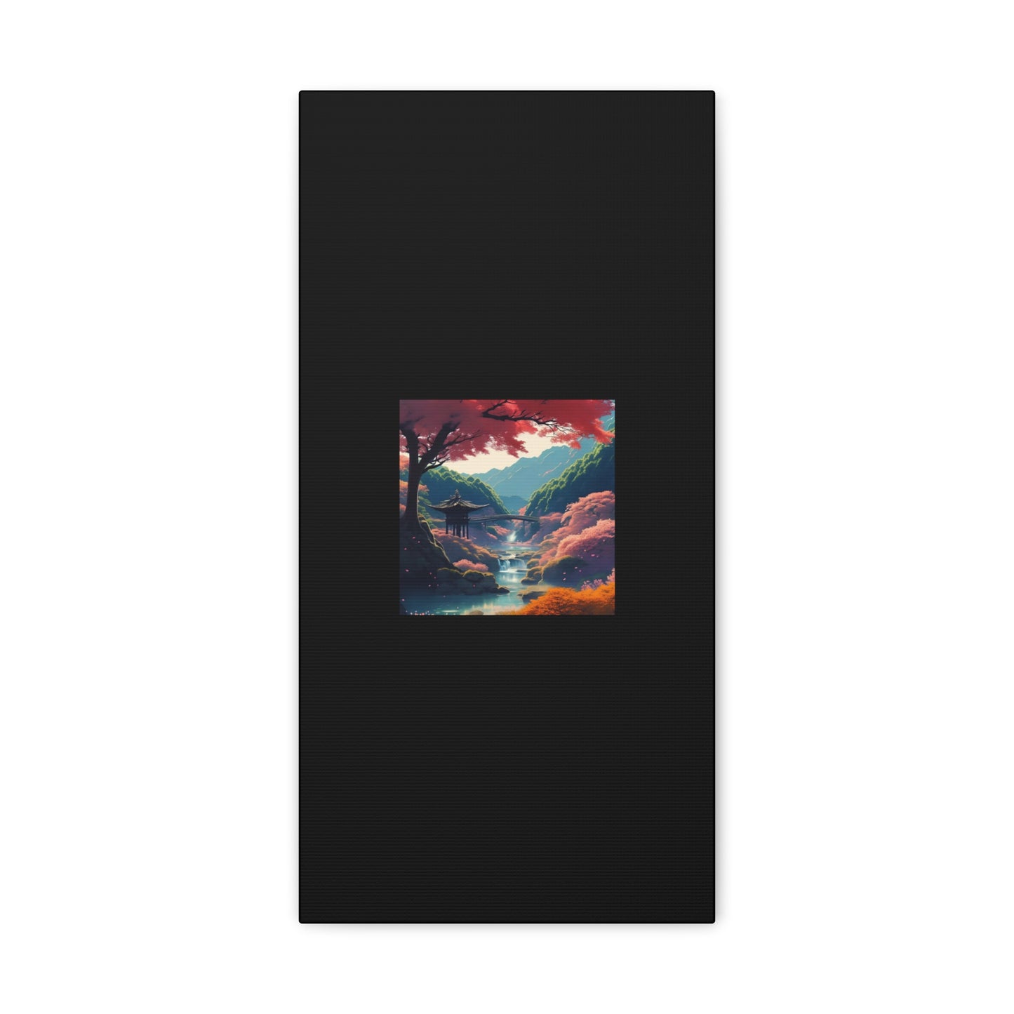 Artzy Scenic Black Canvas Gallery Wraps