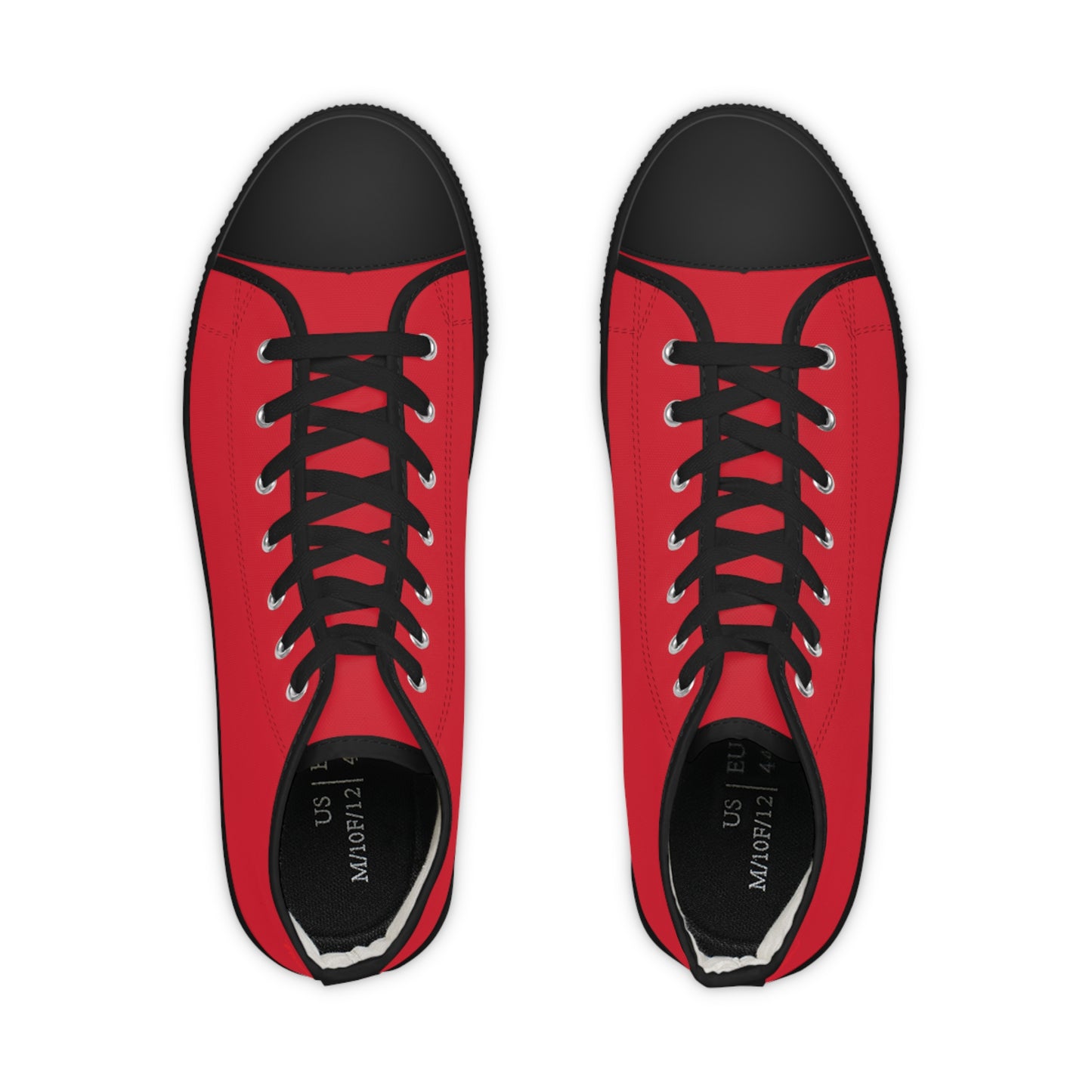 Men's Red High Top Sneakers