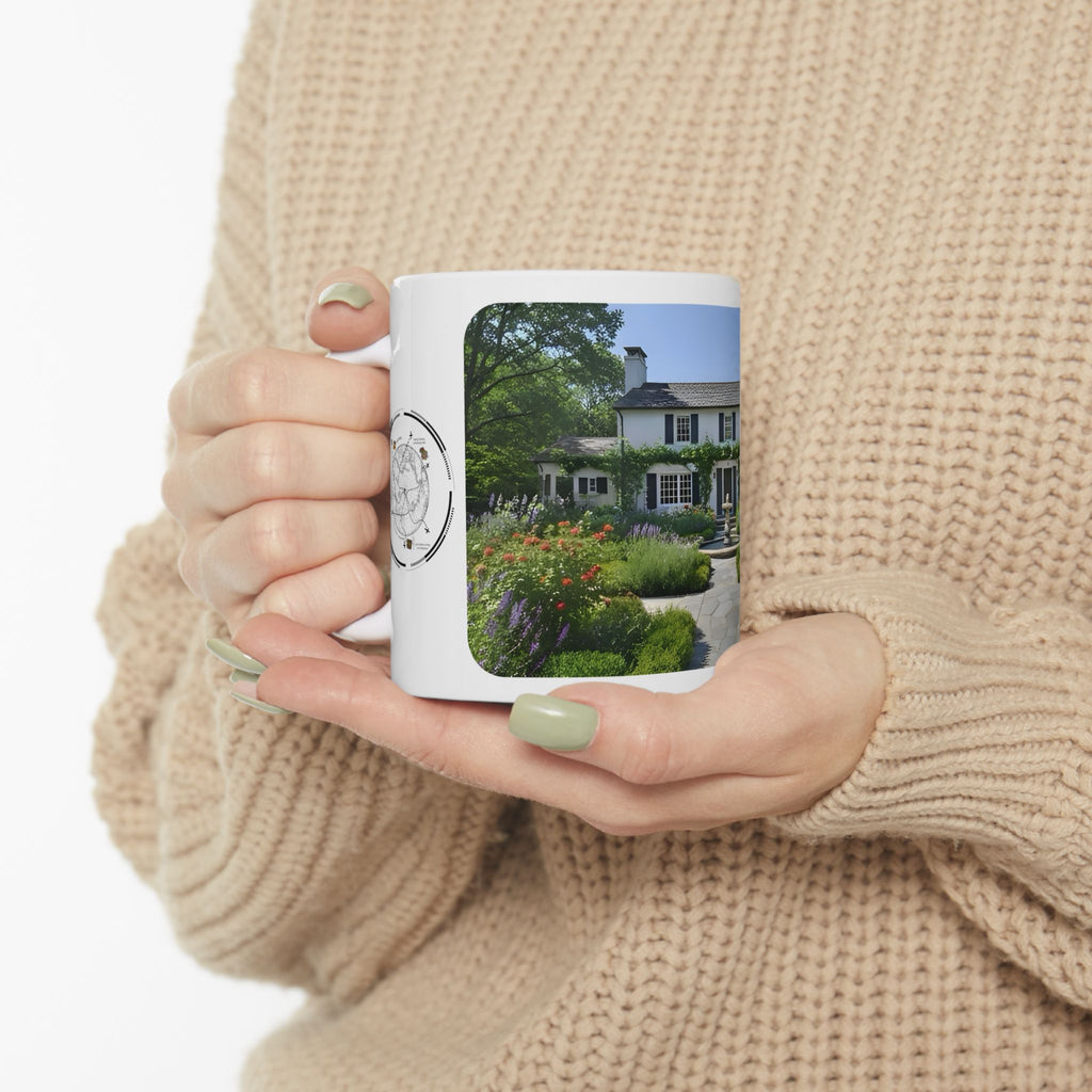 Cozy Architecture & Dreamy Landscapes #10 White Ceramic Mug – Homes Home Sweet Home Cup (11oz/15oz)