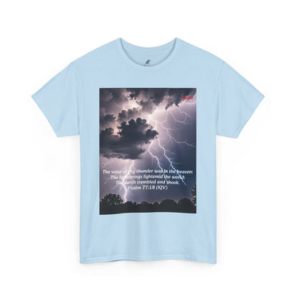 Lightning Style Thunder Unisex Heavy Cotton Tee