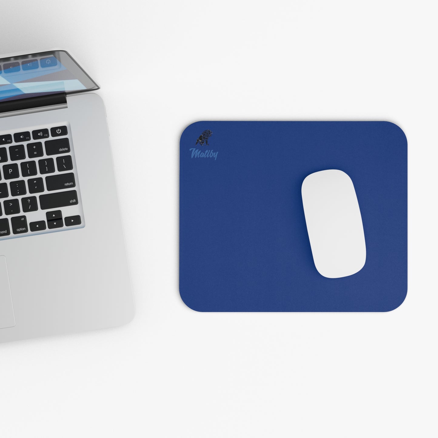 Matiby Dark Blue Mouse Pad (Rectangle)