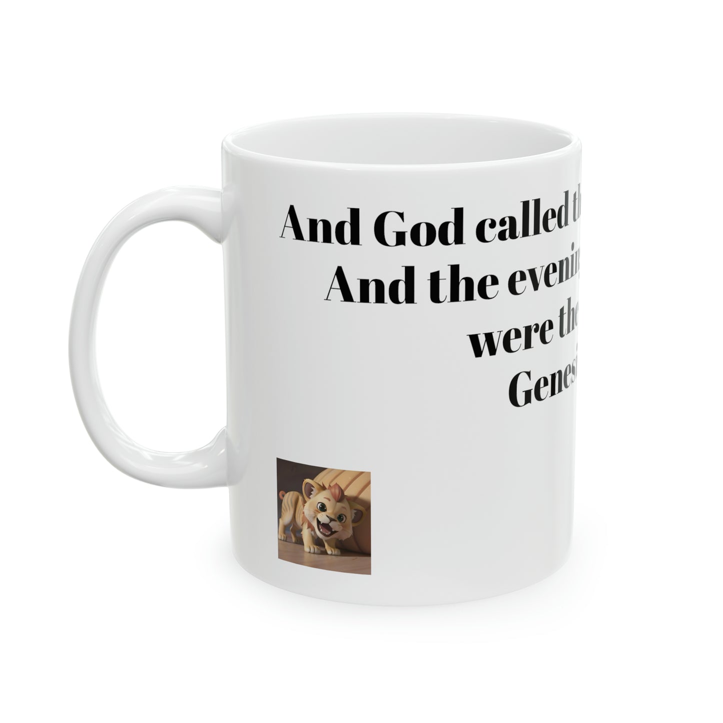 Bible Speaks Gen 1:8 Ceramic Mug, 11oz