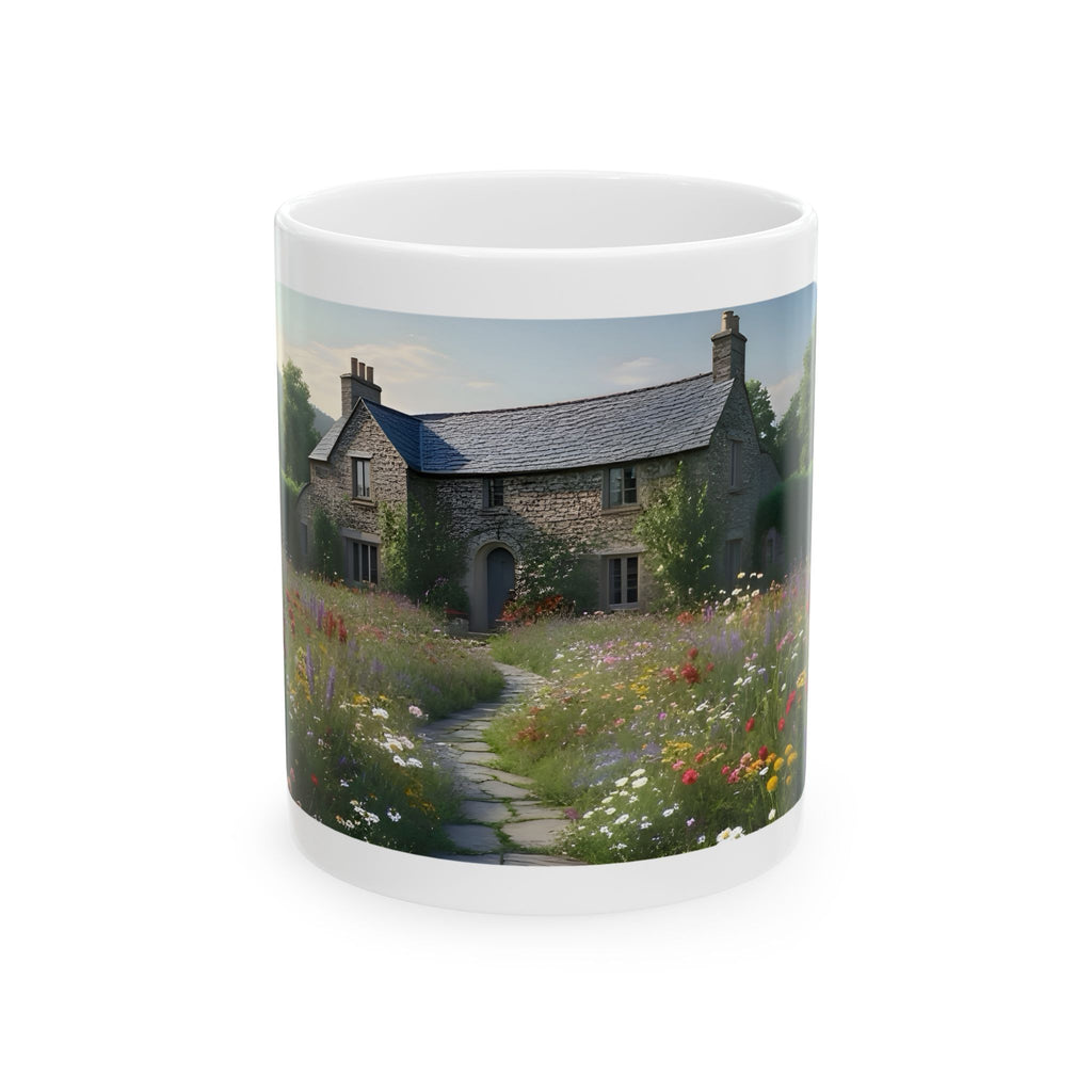 Cozy Architecture & Dreamy Landscapes #13 White Ceramic Mug – Homes Home Sweet Home Cup (11oz/15oz)