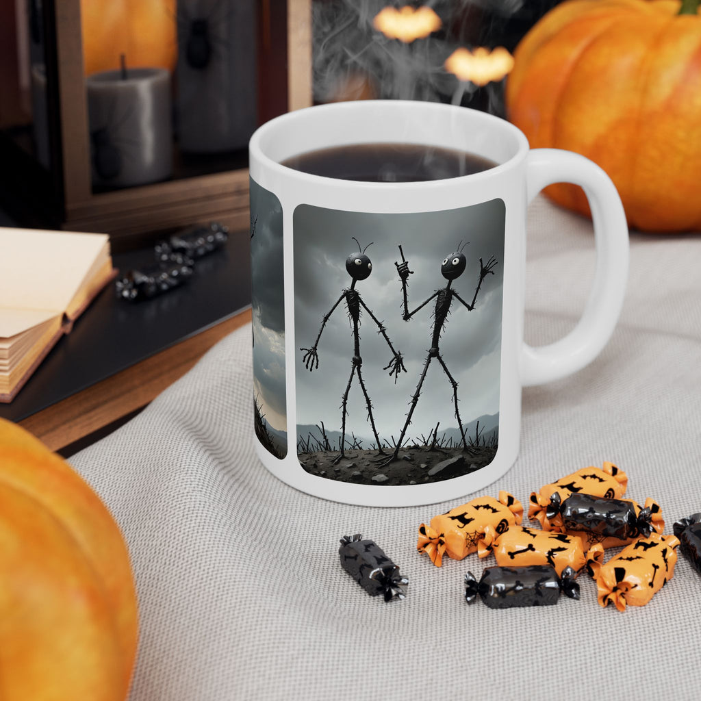 The Stick-To-It Species #4 White Ceramic Mug – Anatomy of Optimism Cup 11oz/15oz