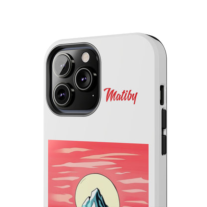 Sunset Mountain Tough Phone Cases