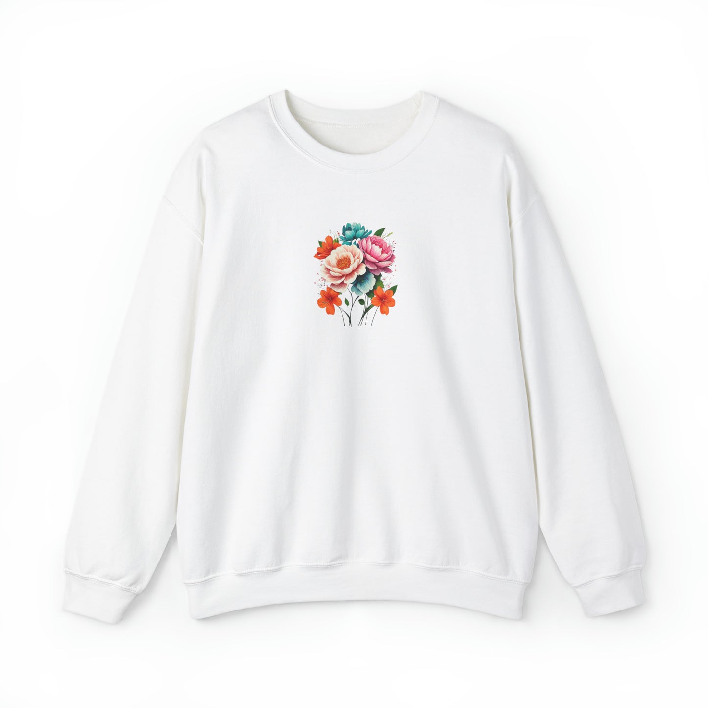 Matiby Flower Unisex Heavy Blend™ Crewneck Sweatshirt