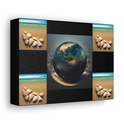 Matiby Worlds Black Canvas Gallery Wraps