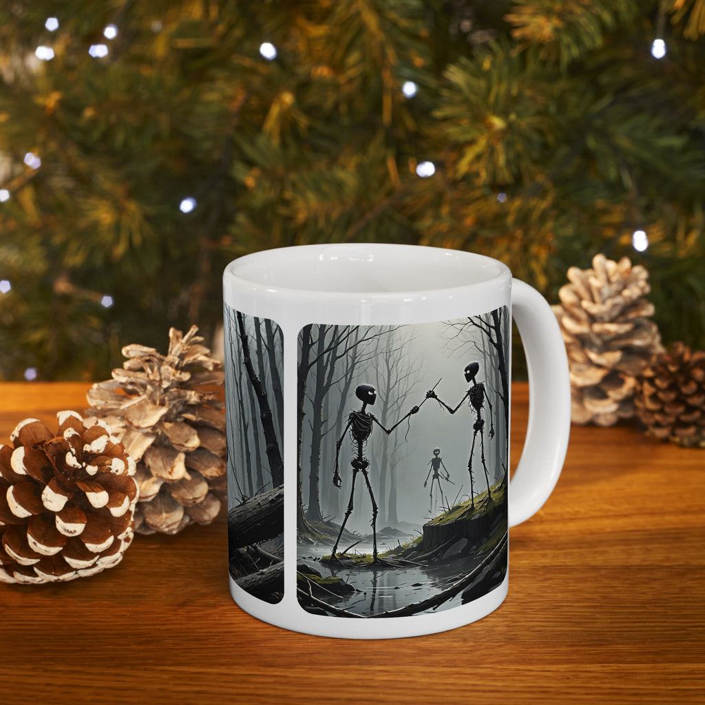 The Stick-To-It Species #7 White Ceramic Mug – Anatomy of Optimism Cup 11oz/15oz