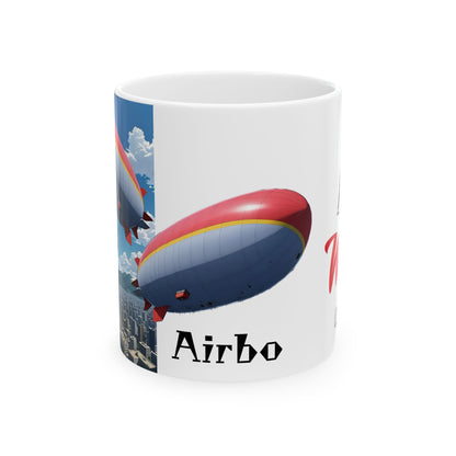 Matiby Airbo Ceramic Mug, (11oz, 15oz)