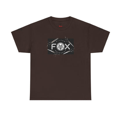 Silver Fox Scissors Unisex Heavy Cotton Tee