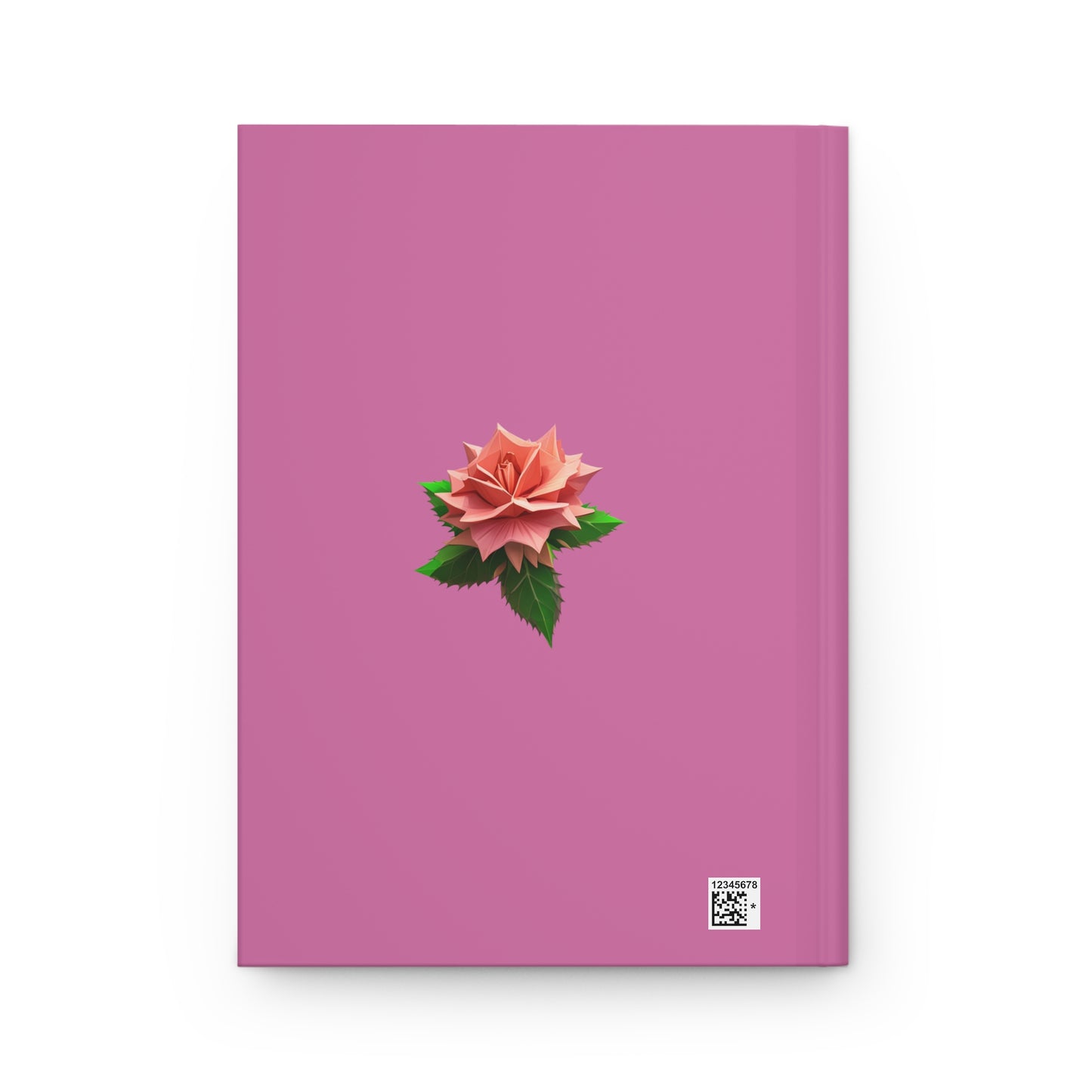 Rose Hardcover Journal Matte Light Pink