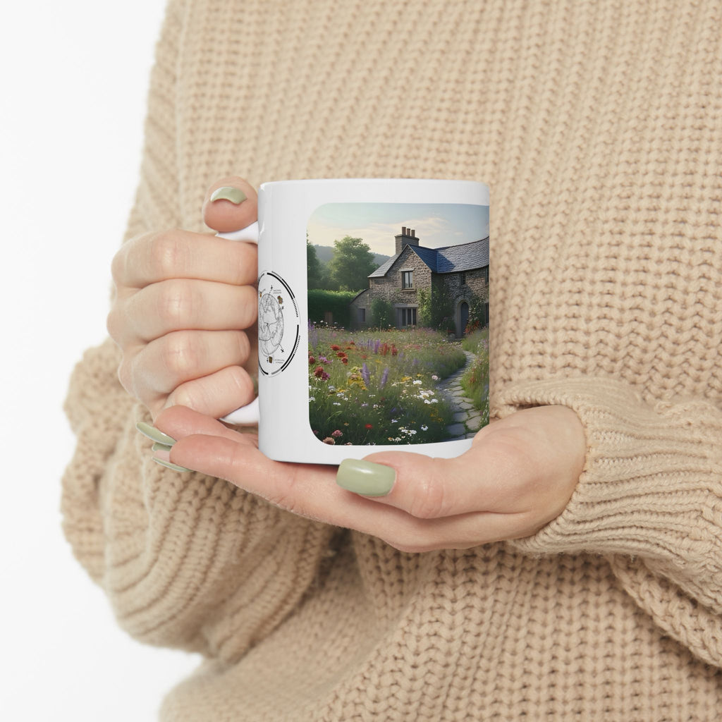 Cozy Architecture & Dreamy Landscapes #13 White Ceramic Mug – Homes Home Sweet Home Cup (11oz/15oz)
