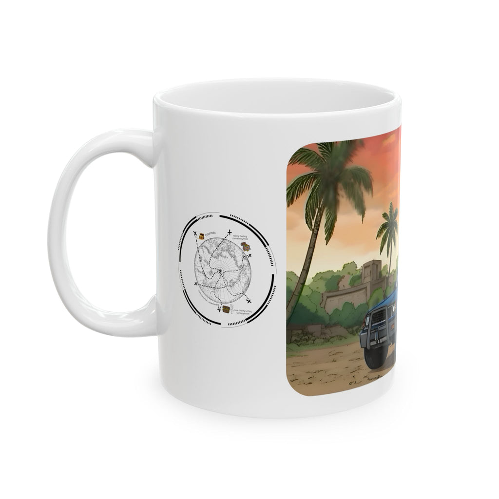 Sunshine State Pickup Trucks #7 Couples Hauler White Ceramic Mug – Celebrating Companionship, Creativity & Life’s Little Wonders Cup (11oz/15oz)