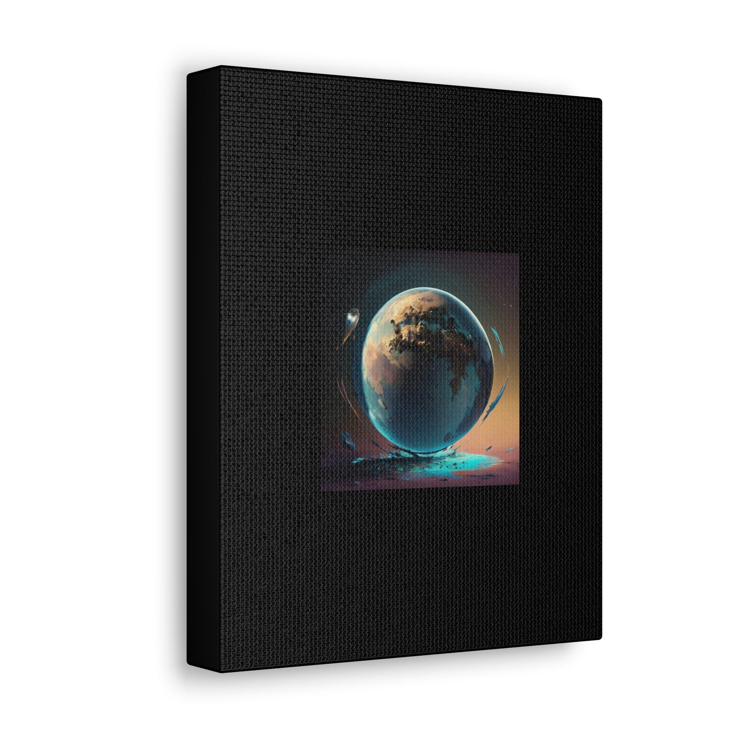 Matiby Worlds Black Canvas Gallery Wraps