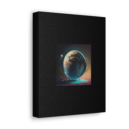 Matiby Worlds Black Canvas Gallery Wraps