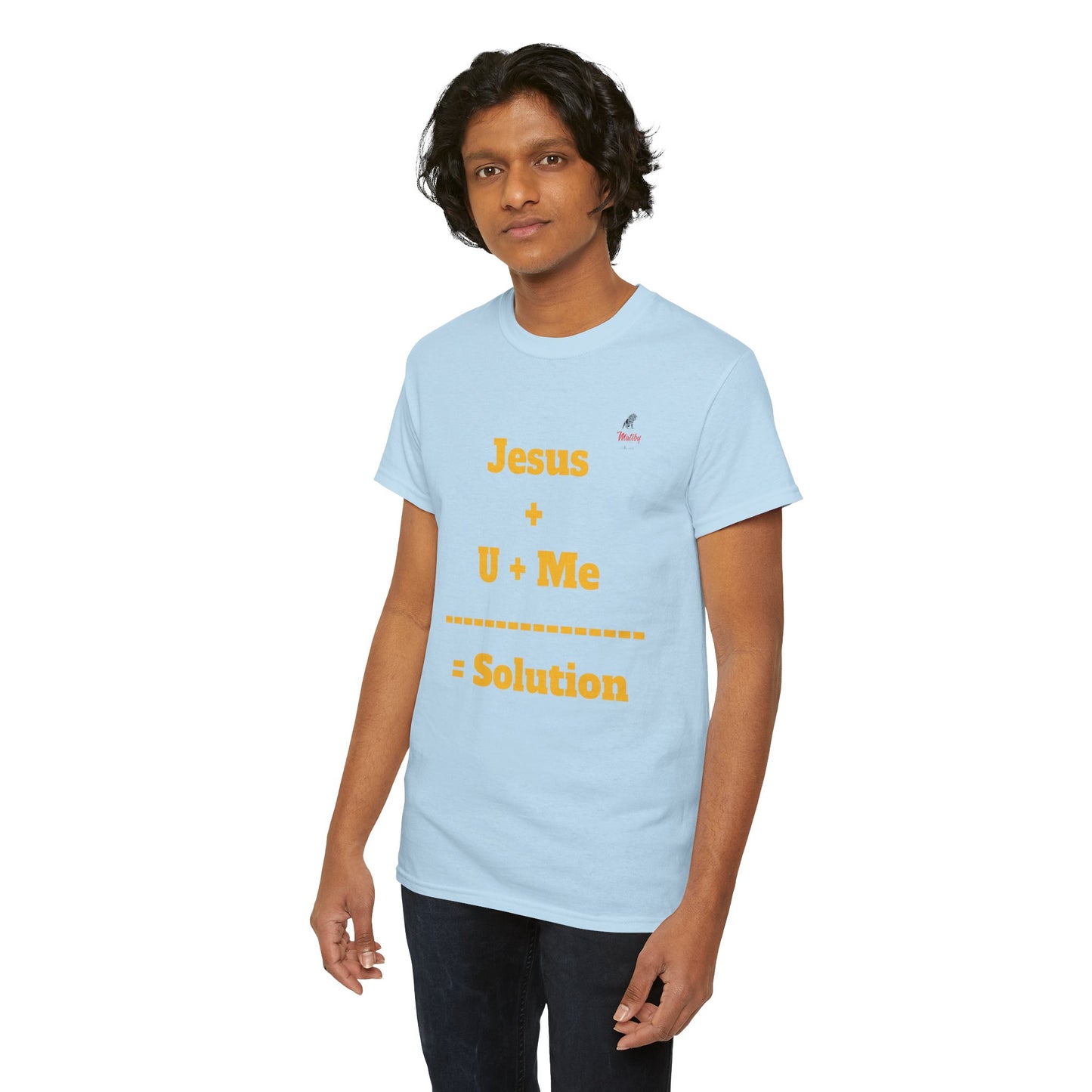 Jesus+U+Me Unisex Heavy Cotton Tee