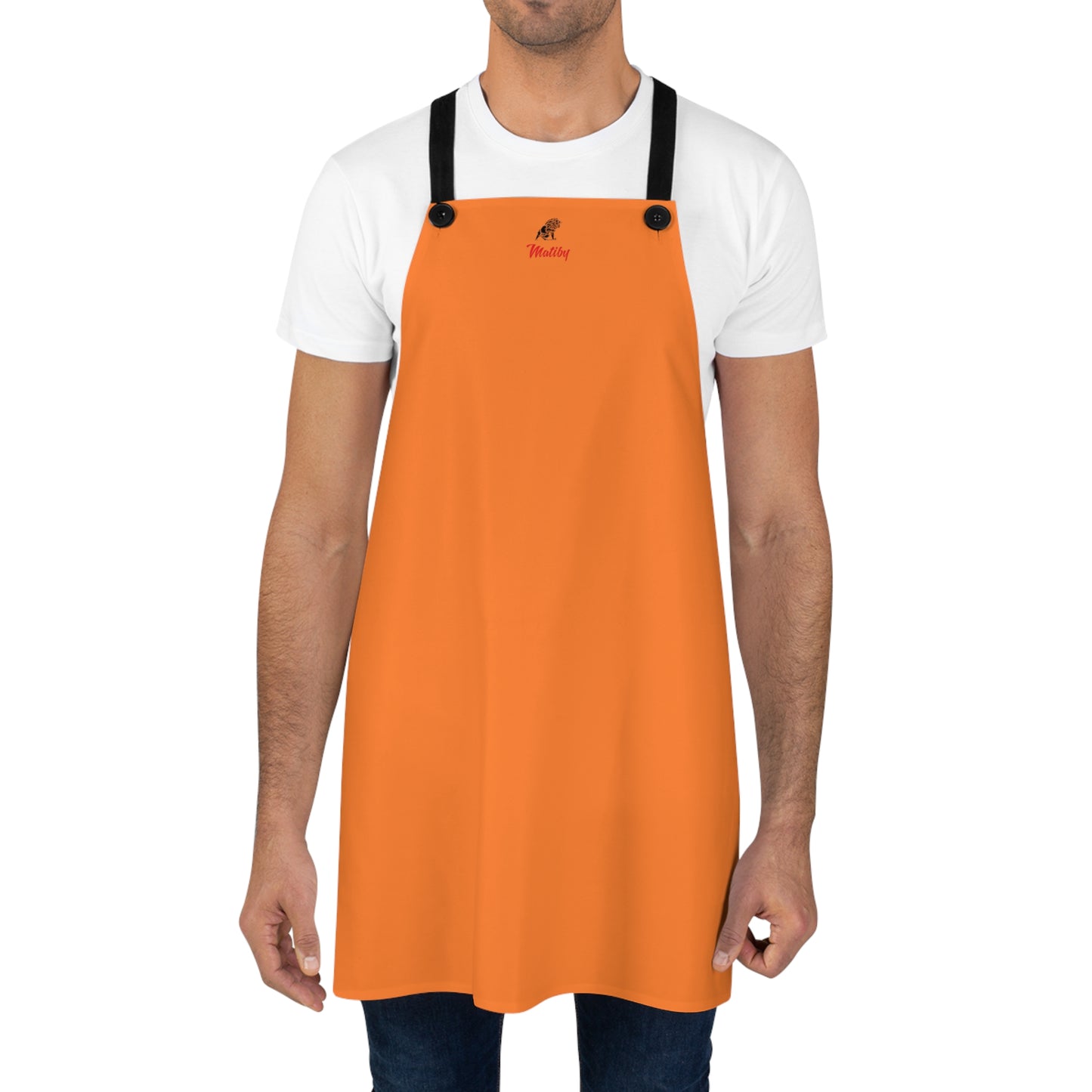 Matiby Orange Apron (AOP)