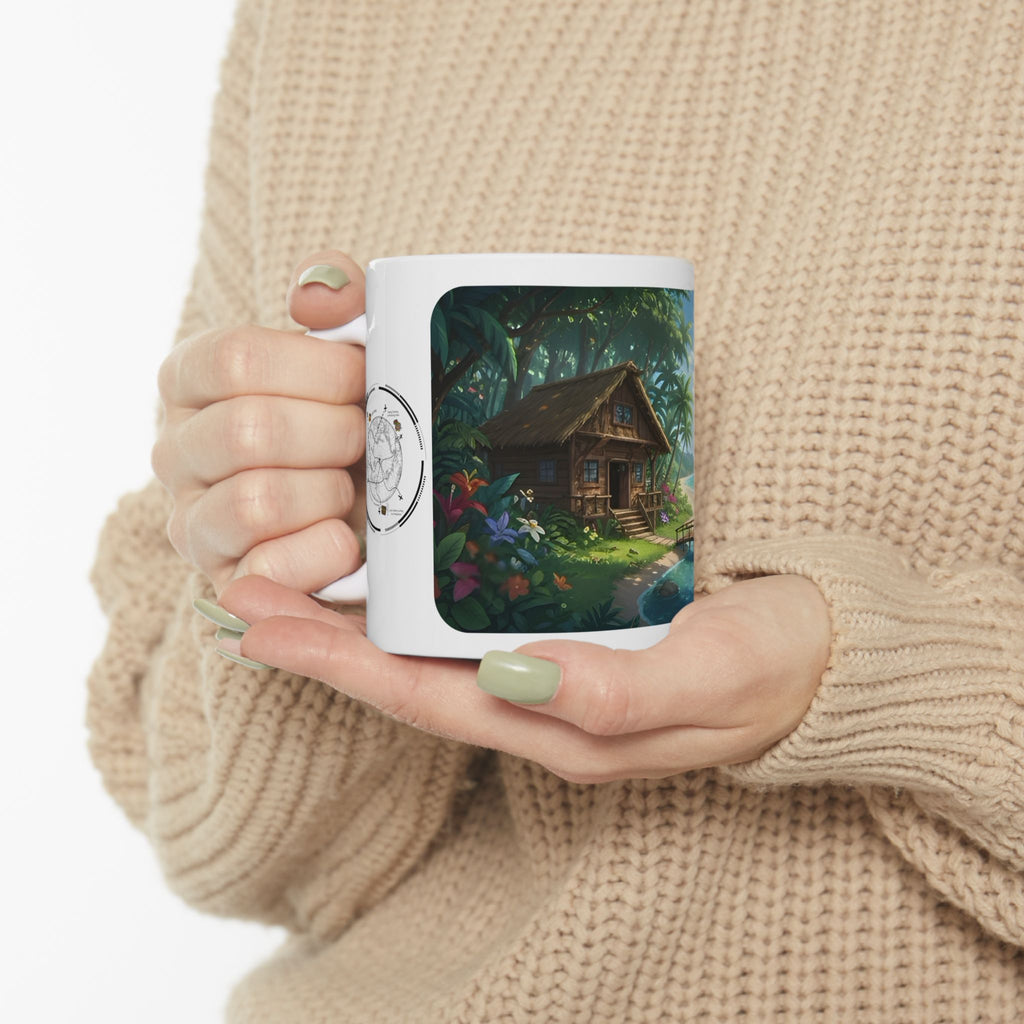 Cozy Architecture & Dreamy Landscapes #46 White Ceramic Mug – Homes Home Sweet Home Cup (11oz/15oz)