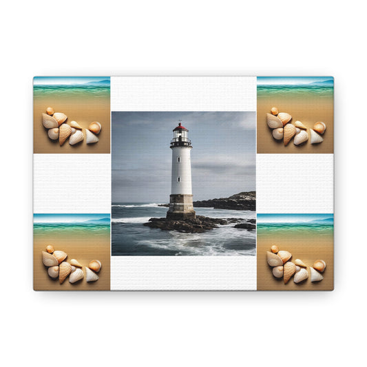 Lighthouse White Canvas Gallery Wraps