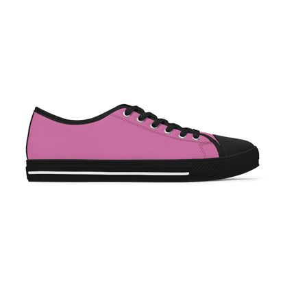 Women's Pink Low Top Sneakers