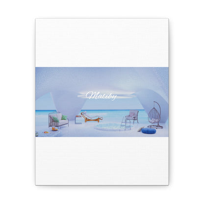 Matiby White Canvas Gallery Wraps