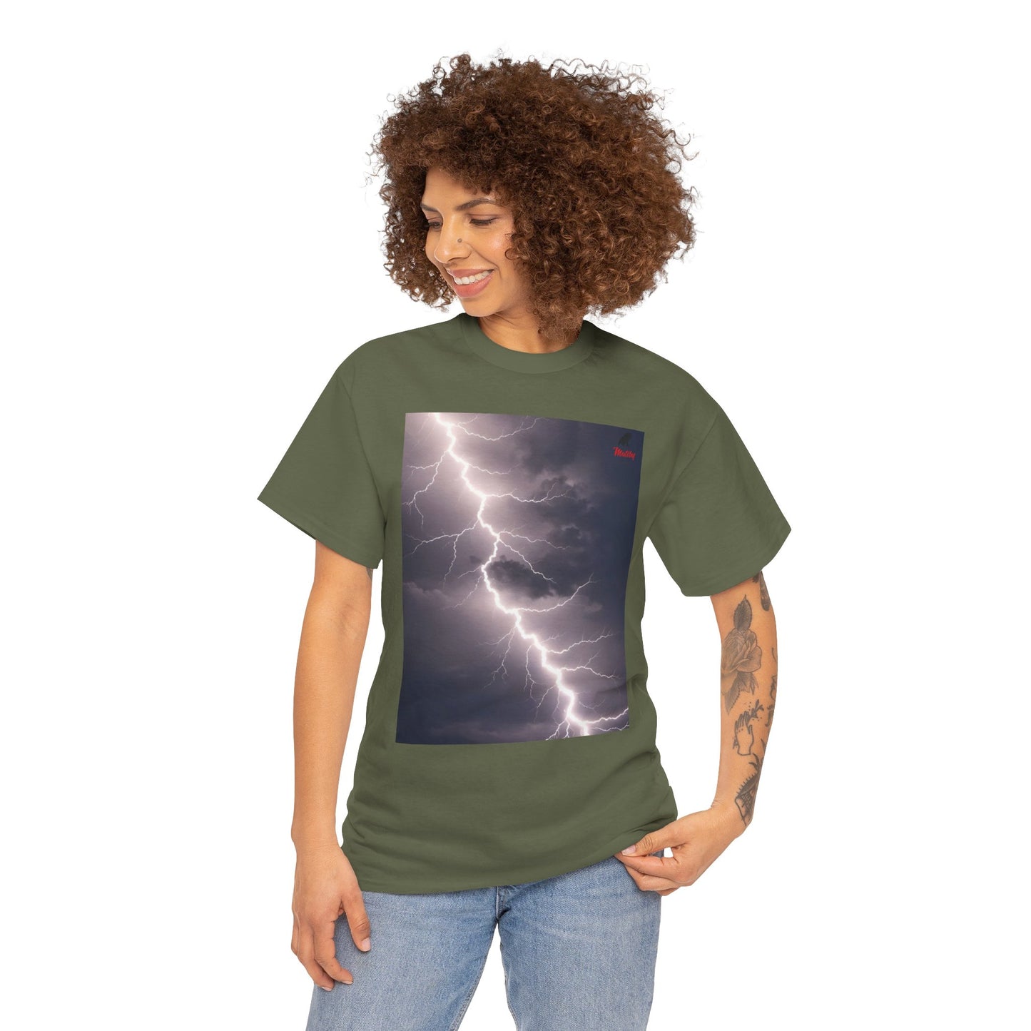 Lightning Style Unisex Heavy Cotton Tee