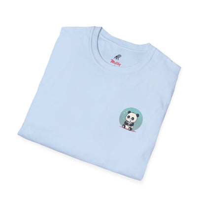 Panda With Boba Unisex Softstyle T-Shirt