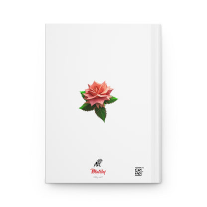 Rose Hardcover Journal Matte White