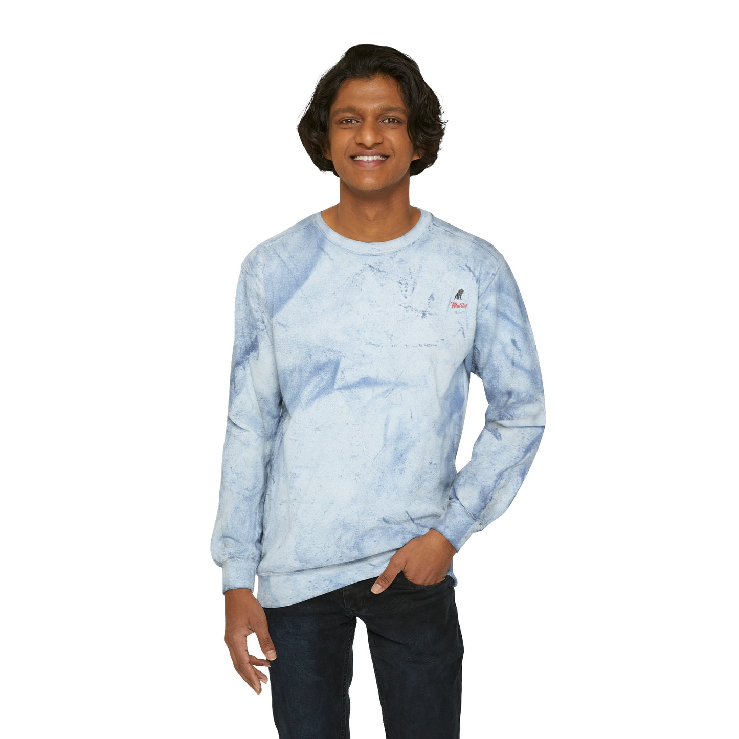 Matiby Unisex Color Blast Crewneck Sweatshirt