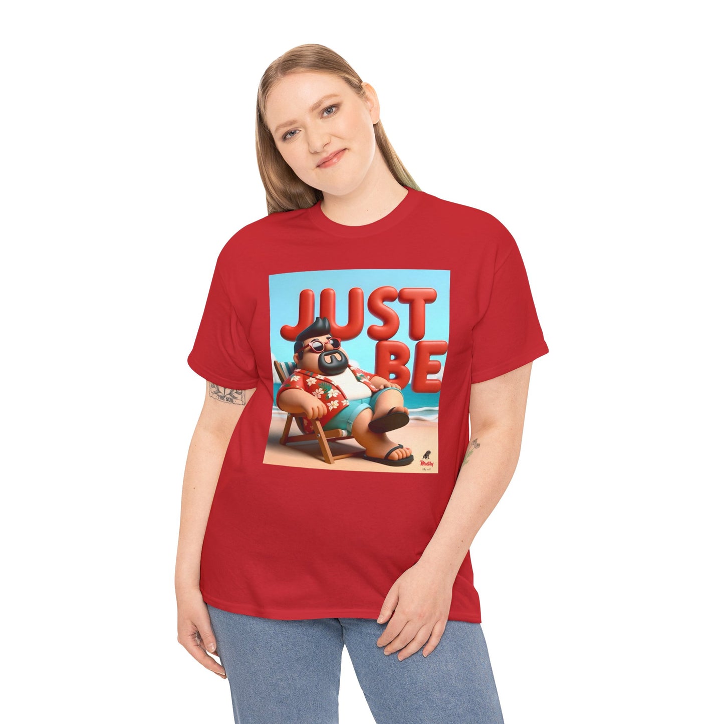 Just Be Unisex Heavy Cotton Tee