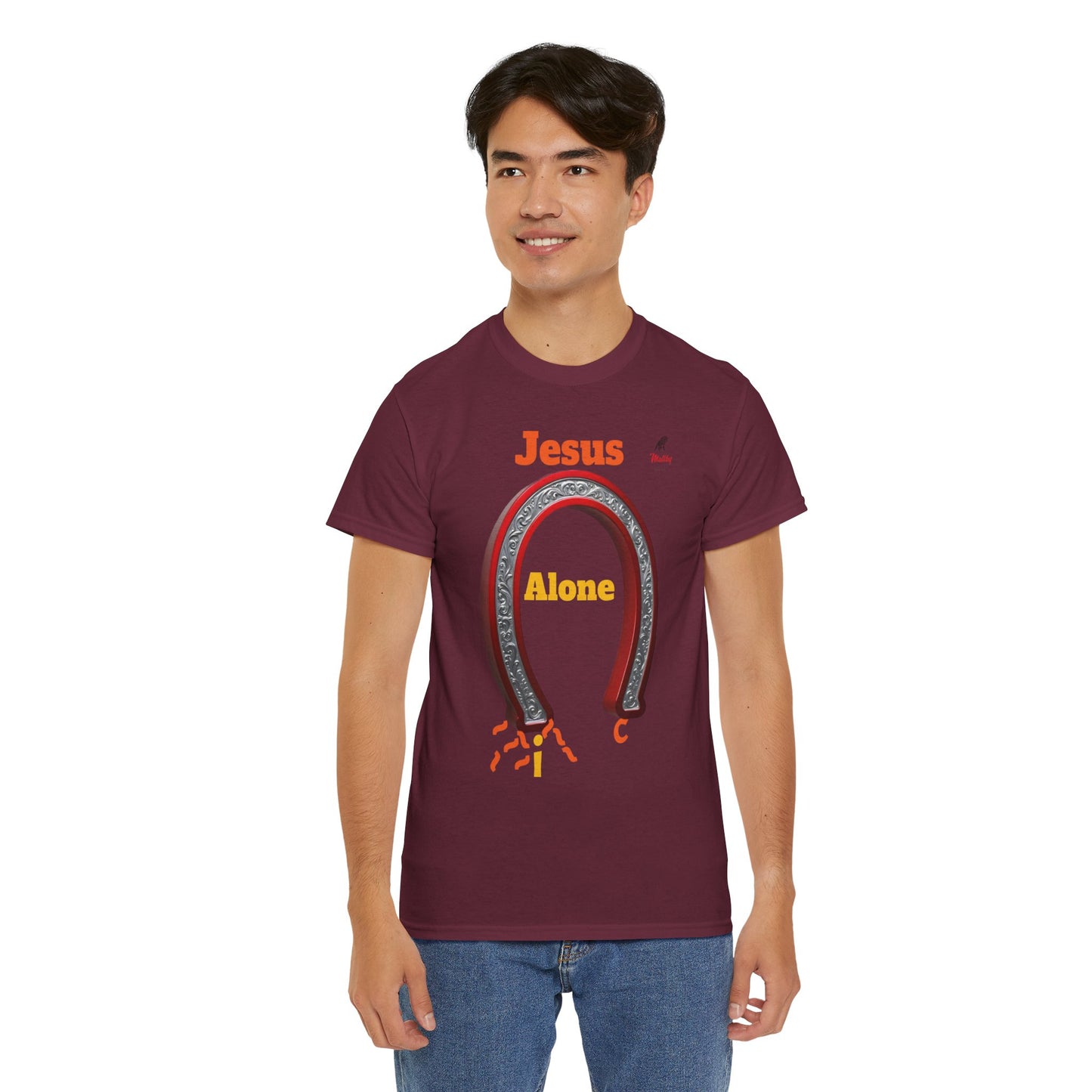 Magnetic Jesus The Original Unisex Heavy Cotton Tee