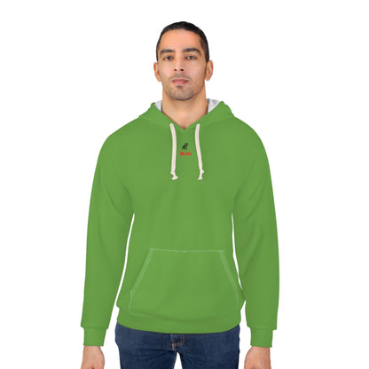 Matiby Green Unisex Pullover Hoodie (AOP)