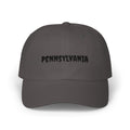 Pennsylvania United States of America Black Embroidered Classic Dad Cap | PA 2nd USA Baseball Hat