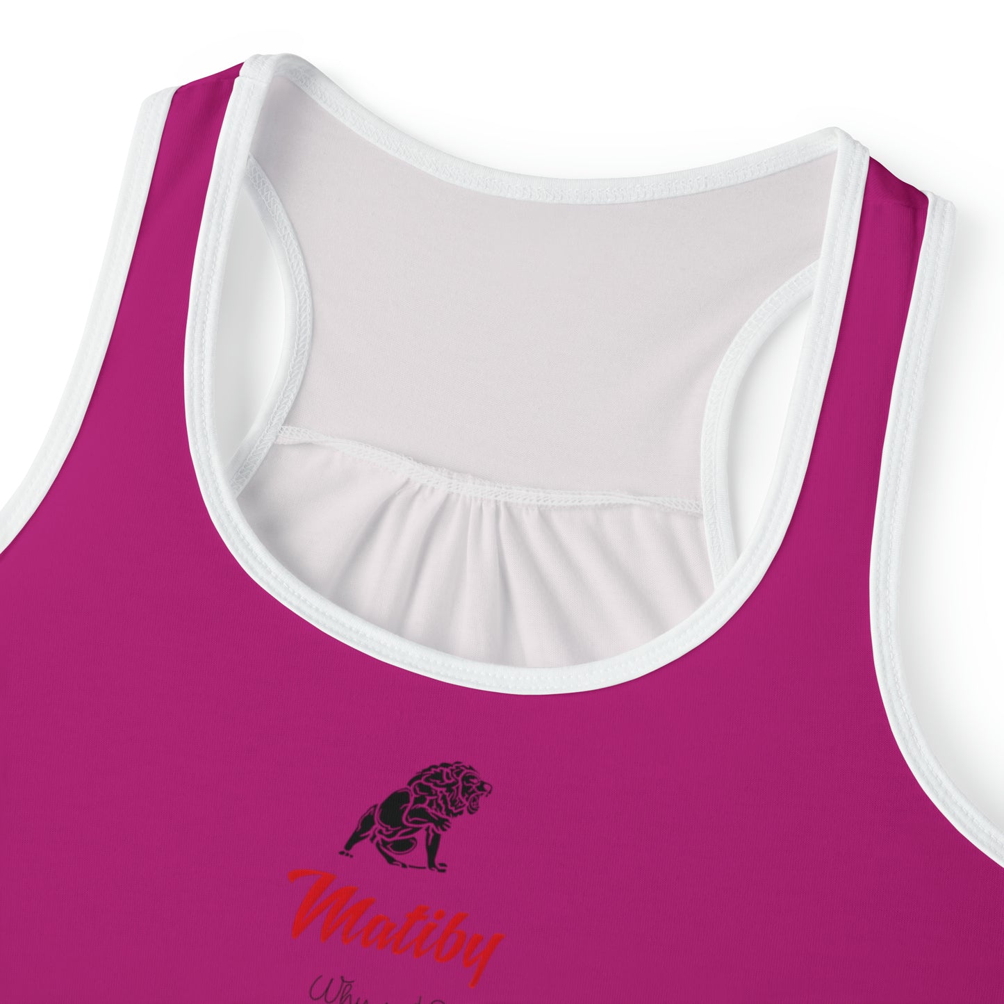 Women's Pink Tank Top (AOP)