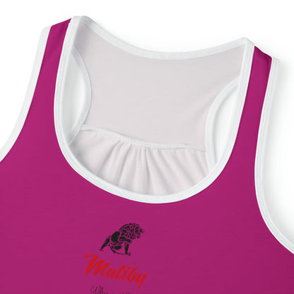 Women's Pink Tank Top (AOP)