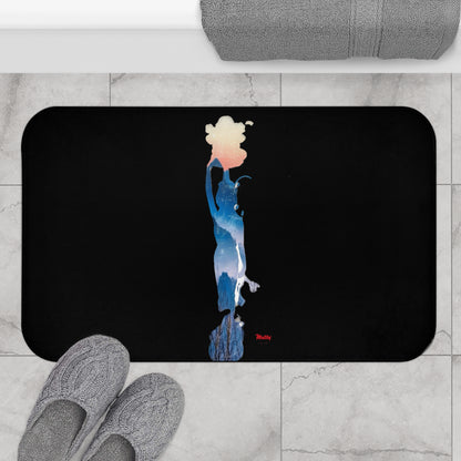 Vol-Subs Black Bath Mat