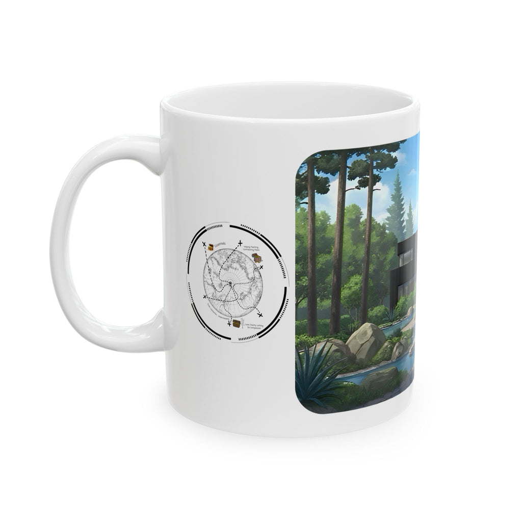Cozy Architecture & Dreamy Landscapes #47 White Ceramic Mug – Homes Home Sweet Home Cup (11oz/15oz)