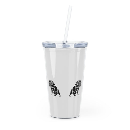 Matiby Plastic Tumbler with Straw