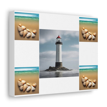 Lighthouse White Canvas Gallery Wraps